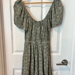 Abercrombie & Fitch Sage Floral Mini Dress